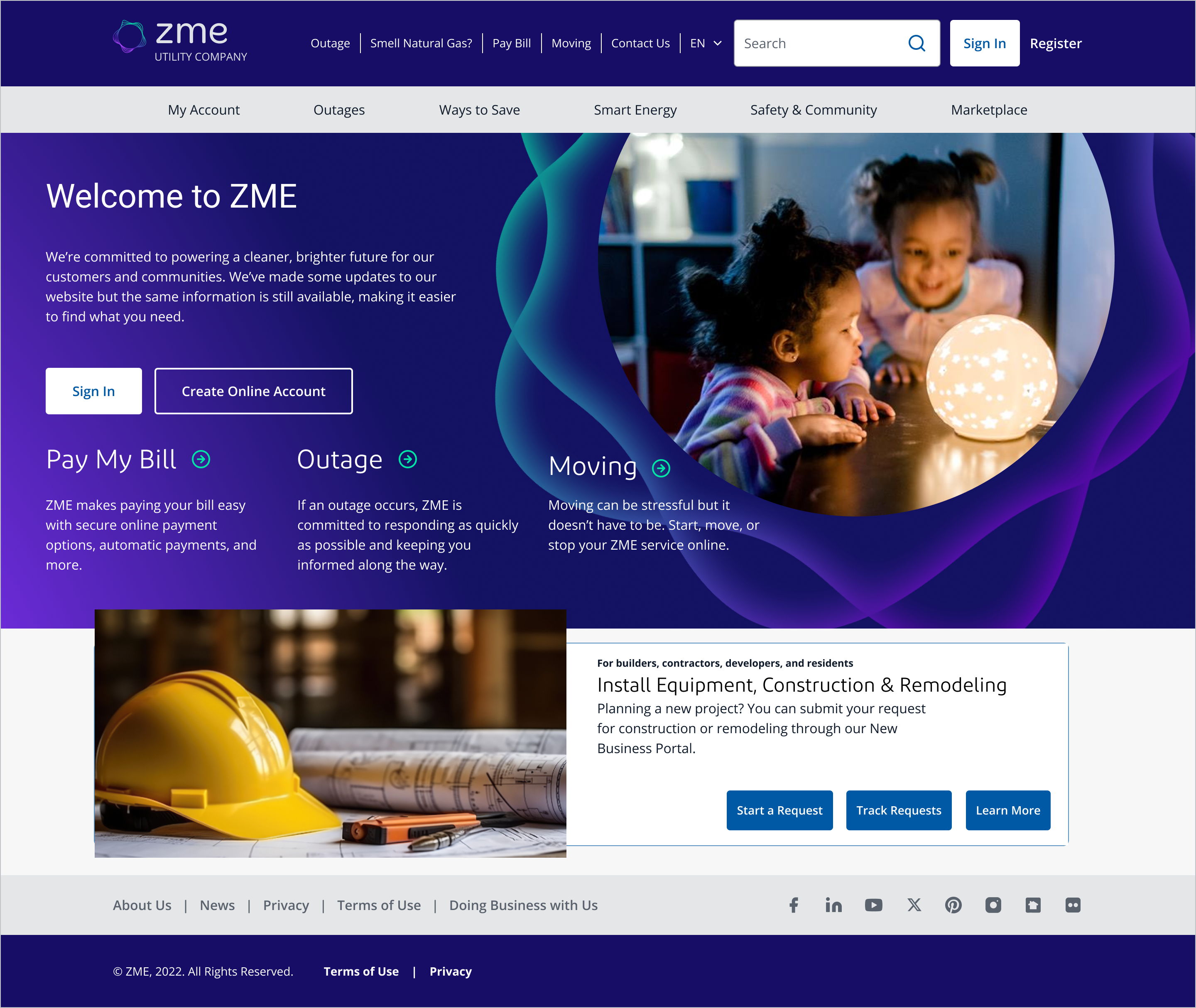 Request Portal Home Hero Image